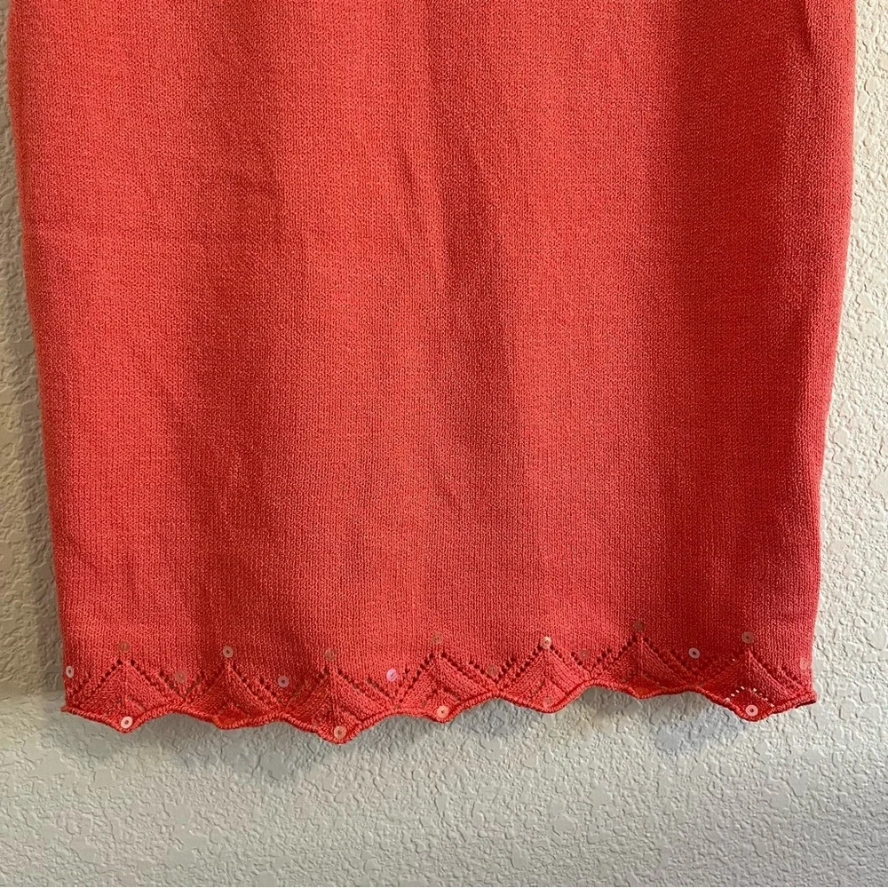 St. John Evening by Marie Gray Santana Knit Short Sleeve Sheath Dress y2k 2000s - Picture 2 of 8